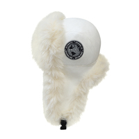 Gorros de invierno tipo trapper, cálidos, rusos, cortavientos, estilo Ushanka, de piel sintética con orejeras de tela común para viajes de invierno