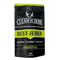 Sacs d'emballage noirs pour aliments, sacs d'emballage pour bœuf séché, sachets à trois soudures latérales de qualité alimentaire, impression personnalisée