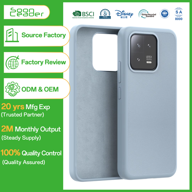 Soonleader Hot Selling Skin-friendly Shockproof Phone Case Liquid Silicone Mobile Phone Cases for Xiaomi 13