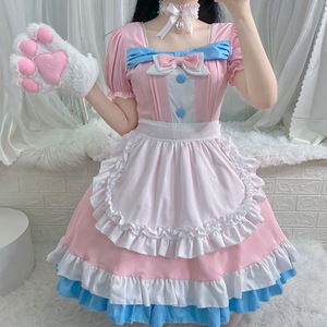 Nuovo Costume da Cameriera Dolce e Carino per Caffè, Ristoranti, Convenzioni Anime, Cosplay, Abito Lolita, <span class=keywords><strong>Vestito</strong></span> da Principessa per Feste - Product Image 1