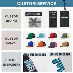 Gorras de Béisbol Personalizadas con Logotipo Bordado, 6 Paneles, Malla Deportiva, 100% Algodón, Unisex, Gorras Trucker Deportivas con Cierre a Presión - Product Image 2