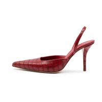 Patentierte Slingback-Pumps für Damen mit Spitzer Zehenpartie, Dünnen Absätzen und Knöchelriemen für Büro, Dates und Formelle Anlässe, OEM ODM Unterstützt
