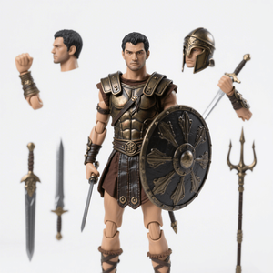Figurines <span class=keywords><strong>de</strong></span> personnages articulées <span class=keywords><strong>de</strong></span> films <span class=keywords><strong>de</strong></span> héros <span class=keywords><strong>de</strong></span> scène <span class=keywords><strong>de</strong></span> <span class=keywords><strong>film</strong></span>, fournisseur personnalisé OEM, statue <span class=keywords><strong>de</strong></span> guerrier romain, figurine d'action en PVC plastique ABS - Product Image 3