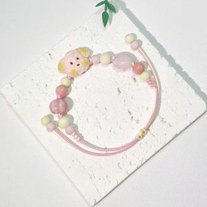 Bijoux de style ethnique, accessoires en céramique de Jingdezhen, bracelets tissés, <span class=keywords><strong>anime</strong></span>, faits à la main, style tibétain - Product Image 6