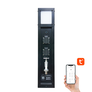 Geeyastainless ổ cắm thép ngoài trời ổ cắm sàn tuya app điều khiển di động sàn vườn ổ cắm vườn bài với ổ cắm điện - Product Image 1