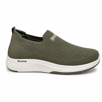 Baskets Homme Flyknit Slip On Neuves 2026 Légères Respirables Plateforme Confortables Sportives Décontractées