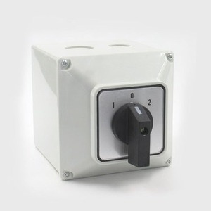 Interrupteur DELIXI LW26-63/3 boîtier étanche double interrupteur d'alimentation moteur triphasé avant et arrière étanche et anti-poussière - Product Image 3