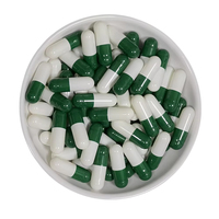 Capsules végétales vides de qualité supérieure en HPMC, rouge et jaune, finition superficielle fine, tailles 000-5