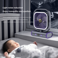 Ventilateur de refroidissement portable de luxe rechargeable avec moteur DC pour usage domestique
