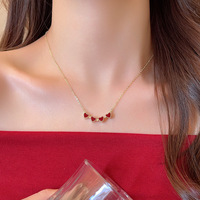 Collier réversible multi-styles fleur et cœur, motif personnalisable, ornement de cou tendance à superposer