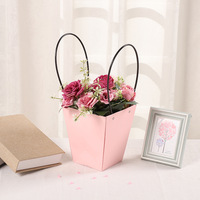 Boîtes d'emballage de fleurs fraîches pour cadeau de saint-valentin, vente en gros