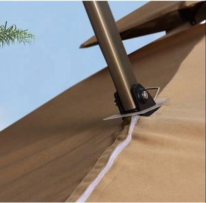 Parapluie d'extérieur, résistant au vent, 2.5x2.5 m/3x3 m, <span class=keywords><strong>haut</strong></span> <span class=keywords><strong>de</strong></span> <span class=keywords><strong>gamme</strong></span>, pour plage et café - Product Image 5