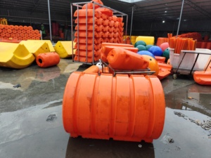 Phao xi lanh biển sâu 600*760mm cảnh báo dòng nổi polyethylene nổi rào cản nhựa đường ống phao - Product Image 6