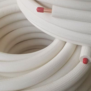 Tube d'isolation en mousse PE blanche pour systèmes de réfrigération HVAC, isolation thermique efficace et économie d'énergie - Product Image 3