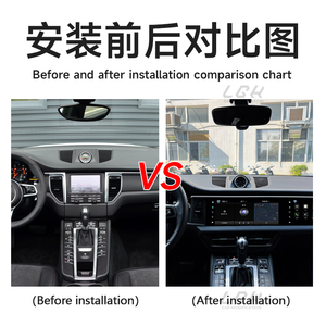 Layar <span class=keywords><strong>Mobil</strong></span> Android RHD 12.3 ", Radio <span class=keywords><strong>Mobil</strong></span> Stereo Layar Ganda Interaktif Carplay multimediale Untuk Macan 2014-2017 - Product Image 3