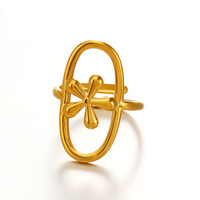 Cincin Terbuka Minimalis Geometris Garis Silang, Cincin Baja Anti Karat Bentuk X Bertekstur Personal untuk Wanita