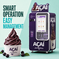 Máquina Expendedora de Acai Bowl Suave para Cafeterías, Tiendas Minoristas, Centros Comerciales y Negocios de Postres