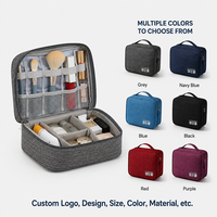 Bolsa Organizadora de Accesorios Electrónicos de Gran Capacidad Personalizada, Bolsa de Almacenamiento para Cables y Cargadores de Viaje, Bolsa de Cosméticos Portátil