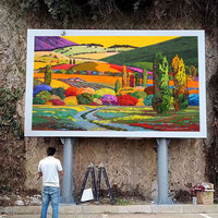Panneau vidéo de publicité commerciale fabricant barre pas cher affichage P4 P5 écran LED extérieur