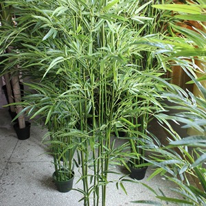 <strong>Artificial</strong> <strong>Bamboo</strong> Indoor Ornamental <strong>Plants</strong> <strong>Artificial</strong> <strong>Bamboo</strong> Fence - Product Image 3