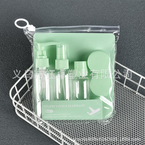 <span class=keywords><strong>Set</strong></span> da viaggio <span class=keywords><strong>Stupid</strong></span> Little Elephant, 6 pezzi, in plastica trasparente, per shampoo, bagnoschiuma e prodotti per la cura della pelle - Product Image 2