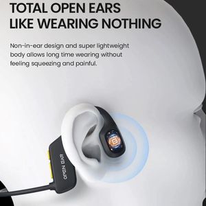 หูฟังแบบเกี่ยวหู Starsky Open Ear Bone สำหรับว่ายน้ำ กันน้ำระดับ IPX-8 พร้อมไฟ LED แสดงสถานะแบตเตอรี่ต่ำ รองรับการชาร์จไร้สาย 5.2 สำหรับเล่นกีฬาในสระว่ายน้ำ ดีไซน์แบบ Open-Ear รุ่น R - Product Image 3