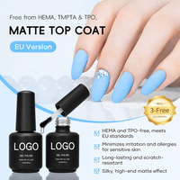 Top Coat Mat Soyeux Marque Blanche Sans HEMA Sans TPO Scellant Professionnel pour Nail Art Vente en Gros en Fût de 5kg OEM ODM Gel