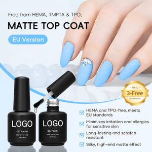 Private Label Silky Matte Top <strong>Coat</strong> HEMA Free TPO Free Professional Sealer for Nail Art Bulk Wholesale 5kg Drum OEM ODM Gel - Product Image 3