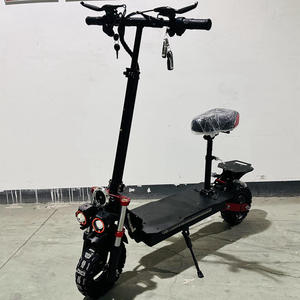Trottinette pliable 1200W à double moteur 48V, charge 200kg, double frein à disque, roues 11 pouces, robuste pour adulte, 18Ah, 60km/h, configuration double moteur offrant une performance accrue - Product Image 4