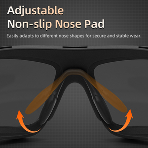 Tuedio occhiali protettivi TR90 con 3 lenti intercambiabili PC Anti impatto Anti UV sport Outdoor Eye Gear - Product Image 4