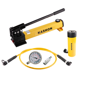 ปั๊มไฮดรอลิกมือโยก Enerpac 700 บาร์ 12 ตัน ขนาดเล็ก พกพาสะดวก พร้อมเกจวัดแรงดันและอะแดปเตอร์สำหรับกระบอกสูบ - Product Image 1