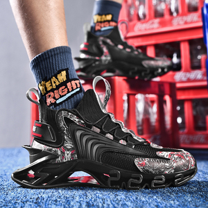 รองเท้าผ้าใบแฟชั่นสีขาวสำหรับผู้ชาย - Product Image 4