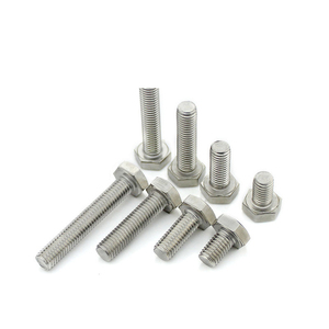 Pernos Hexagonales Blancos M4*16 A2-70 DIN933, Clase 4, Acero Inoxidable 304, Perno y Tuerca Hexagonales - Product Image 4