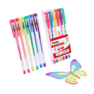 Juego <span class=keywords><strong>de</strong></span> rotuladores <span class=keywords><strong>de</strong></span> arte Foska, múltiples usos, duraderos y suaves, Color neón, punta fina, bolígrafos <span class=keywords><strong>de</strong></span> <span class=keywords><strong>Gel</strong></span> <span class=keywords><strong>de</strong></span> Color con 6 12 tipos <span class=keywords><strong>de</strong></span> tinta para <span class=keywords><strong>libro</strong></span> <span class=keywords><strong>de</strong></span> colorear - Product Image 1