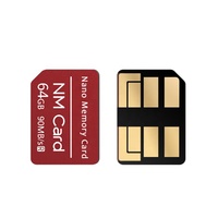 Kartu Memori Nano Logo OEM, Kartu Memori Nano 90 MB/S untuk P30 Mate20 Series 128GB
