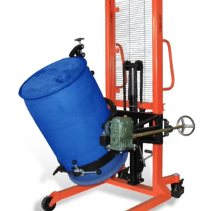 새로운 고급 수동 용량 <span class=keywords><strong>350kg</strong></span> 모바일 휴대용 오일 드럼 핸들러 배럴 캐리어 리프터 트롤리 트럭 - Product Image 1