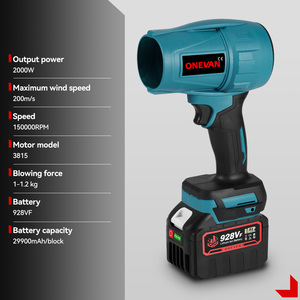 <span class=keywords><strong>Souffleur</strong></span> sans fil à batterie pour <span class=keywords><strong>Makita</strong></span> <span class=keywords><strong>18V</strong></span>, moteur sans balais, turbocompressé, puissant - Product Image 2