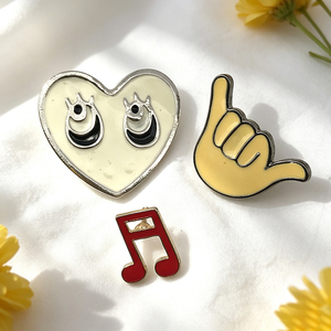 Pins en émail et badges métalliques style rétro skate urbain avec texte motivant, pour la décoration quotidienne des tenues des jeunes, vente en gros - Product Image 5