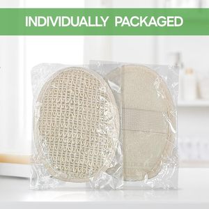 Éponge exfoliante pour le visage en sisal 100% naturel de qualité supérieure, démaquillant, débouche les pores, élimine les points blancs, brosses de bain, éponges exfoliantes - Product Image 5