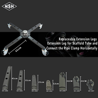 Kit NSH NS-Grip : Rail Slider Dolly pour Appareils Photo Reflex Numériques