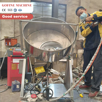 Granulateur de boues de fumier de poulet spécialisé, petite machine portable de granulation d'engrais organique