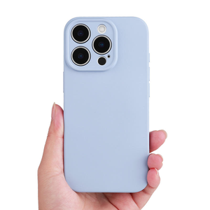 Coque de téléphone en silicone TPU couleur unie originale personnalisée, la plus vendue en 2026, avec doublure en microfibre pour iPhone - Product Image 5