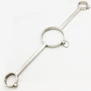 MOG-Collar de Bondage Bdsm de <span class=keywords><strong>acero</strong></span> inoxidable, esposas de restricción esclavo, juguetes sexuales <span class=keywords><strong>para</strong></span> <span class=keywords><strong>hombre</strong></span> y mujer - Product Image 3