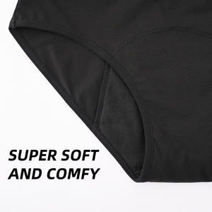 Bragas Menstruales Período menstrual Reutilizable A prueba de fugas Cuatro capas Bragas transpirables de flujo pesado para mujeres Calzoncillos - Product Image 6