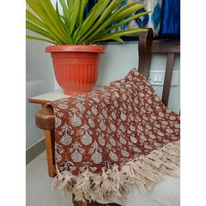 Great Price for Cotton <b>Throw</b> <b>Blanket</b> Printed Tassels Eco-friendly Lightweight All-Season Handmade Housewarming Gift - Product Image 2
