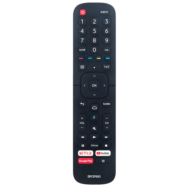 HUAYU ERF2F60G Hot Voice TV Remote Control Universal for Hisense Smart LCD LED Tvs