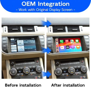 Module décodeur sans fil personnalisé en gros pour Apple <span class=keywords><strong>CarPlay</strong></span> et Android Auto, kit d'interface pour Land Rover Evoque Bosch - Product Image 2
