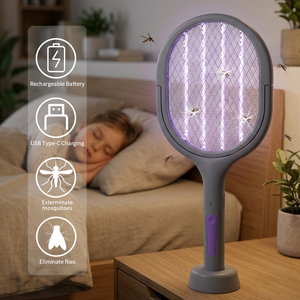 Raqueta Eléctrica Telescópica Recargable HXP Multifuncional para Interiores, Matamosquitos, ¡Gran Oferta a Precio Económico! - Product Image 6