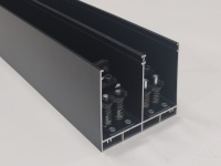 Puerta Corredera Automática de Aluminio con Tecnología Maglev, Capacidad de Carga de 500 kg, Silenciosa y Suave, para Oficinas Comerciales