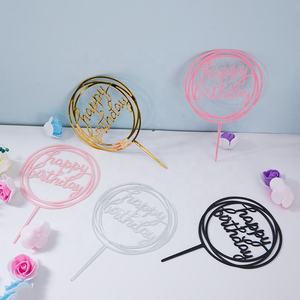 Merri Wish - Accesorios para Pasteles al por Mayor, Varios Adornos Acrílicos para Pasteles de Boda, Aniversario y Cumpleaños - Product Image 5